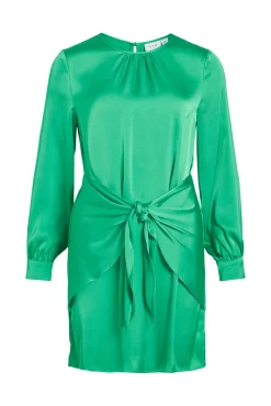 Vestido Mini De Manga Larga.