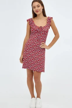 Vestido Mini Estampado Floral