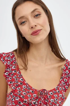 Vestido Mini Estampado Floral