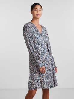 Vestido Mini Manga Larga
