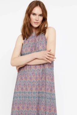 Vestido Plisado Halter