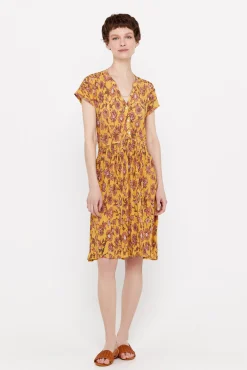 Vestido Punto Plisado Estampado