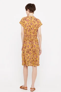 Vestido Punto Plisado Estampado