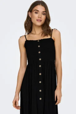 Vestido Tirantes Nido De Abeja