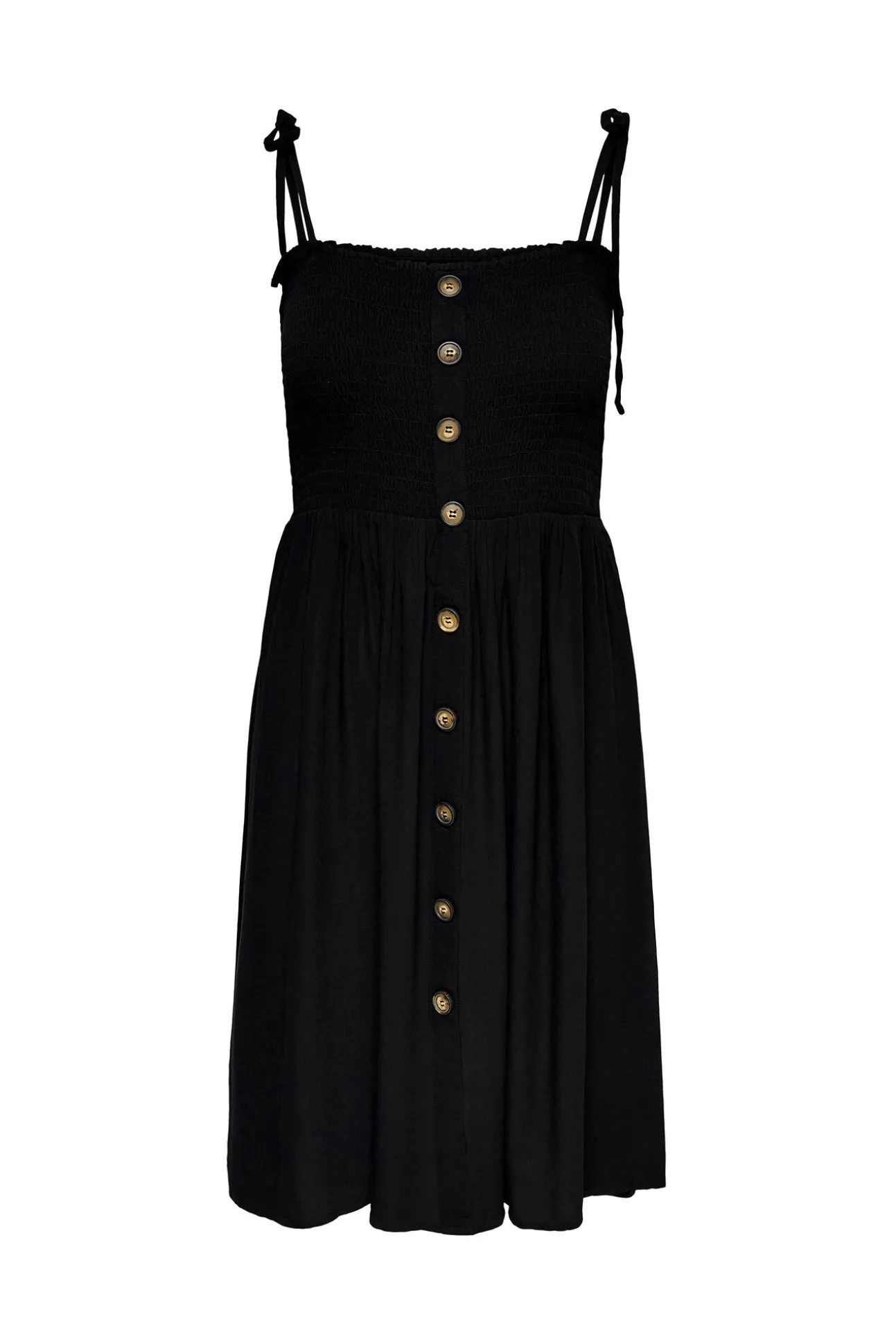 Vestido Tirantes Nido De Abeja