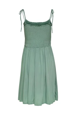 Vestido Tirantes Nido De Abeja