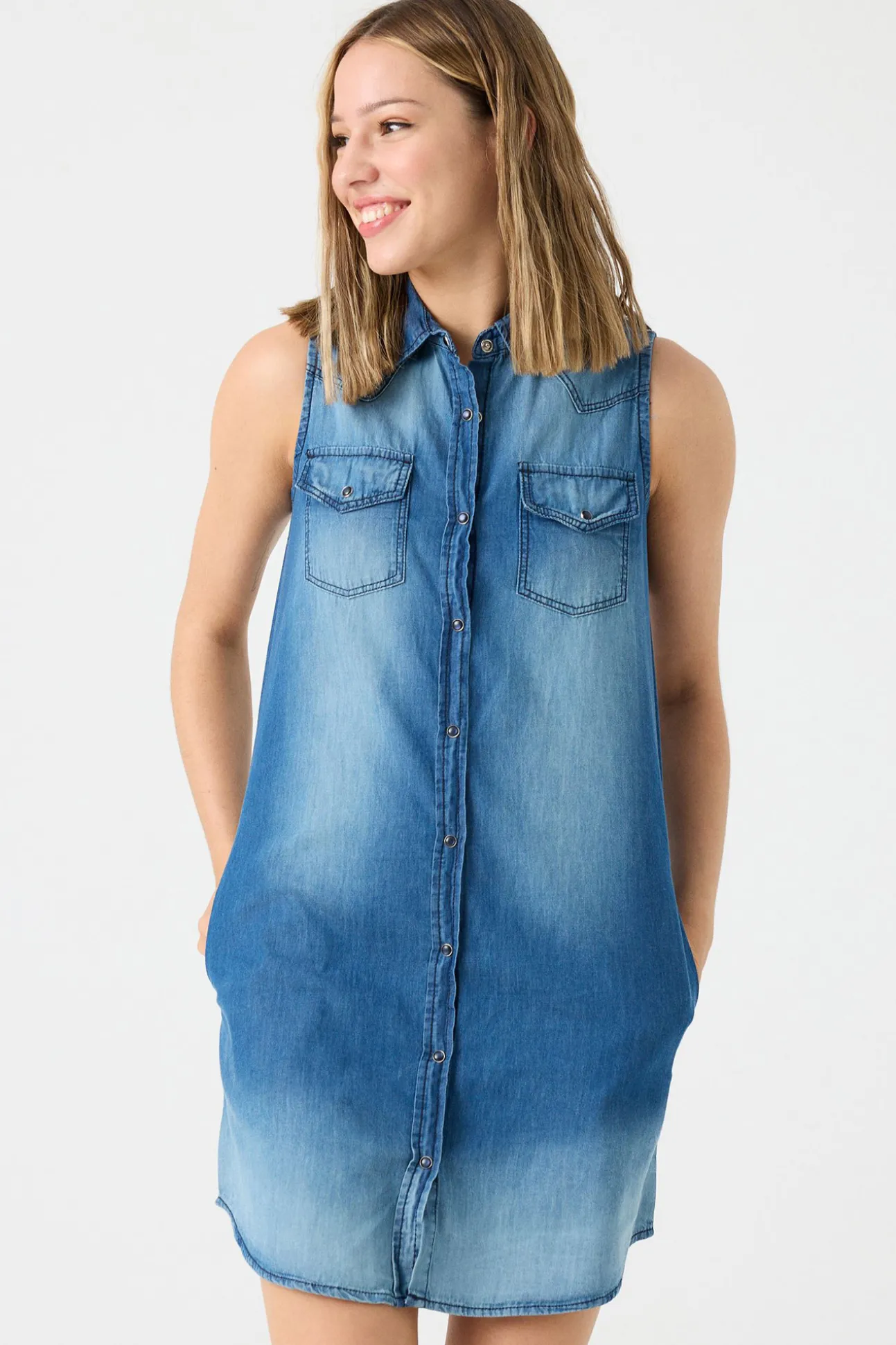 Vestido Vaquero Camisero Sisa