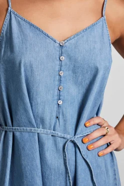 Vestido Vaquero Corto De Mujer