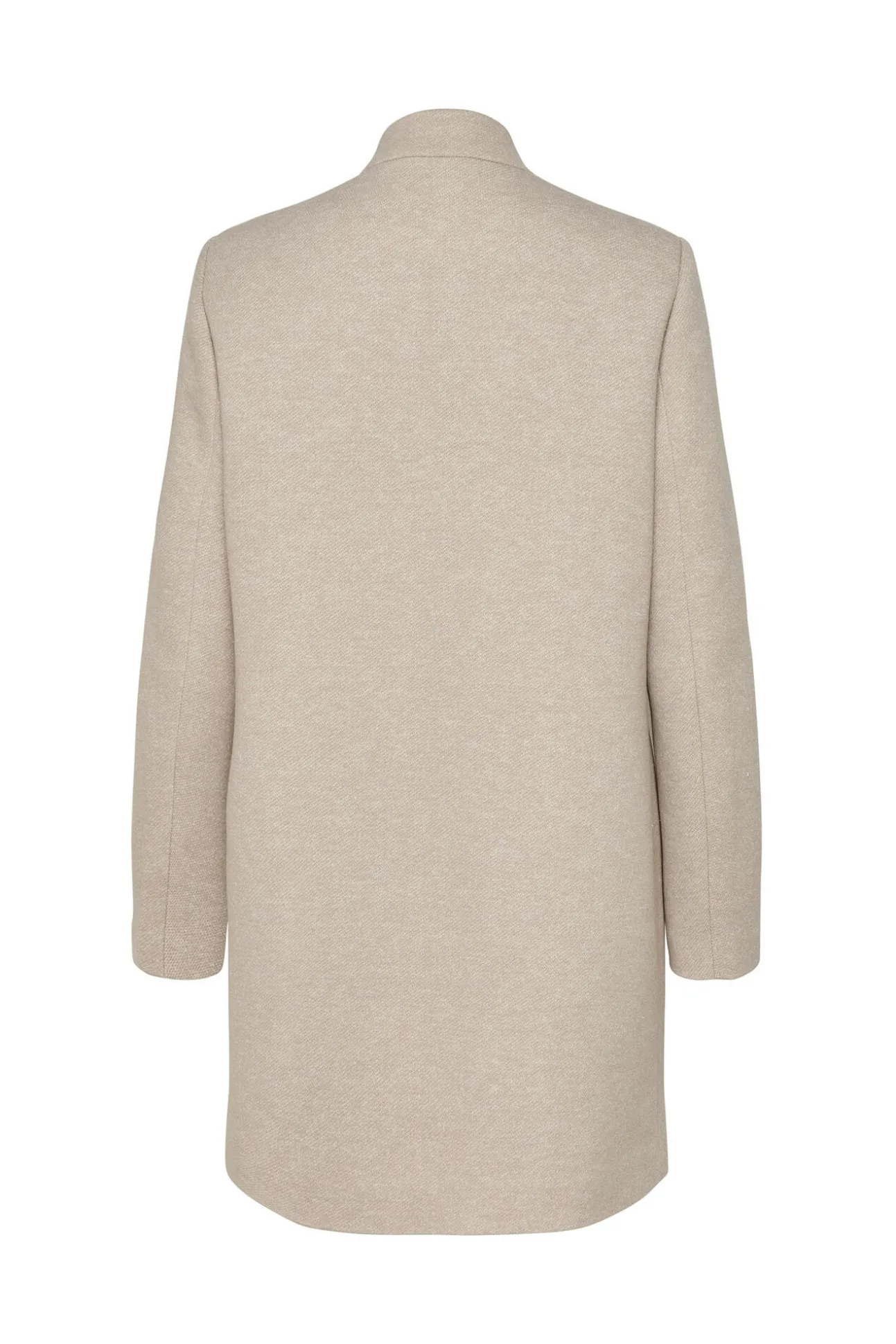 Woolen Cloth Coat With High Collar