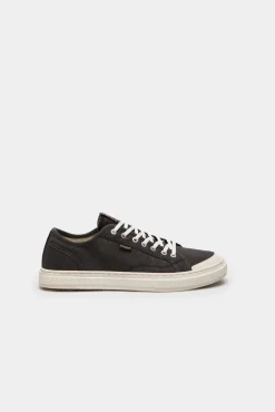 Zapatillas Deportivas Veganas De Lona Y Cana Baja