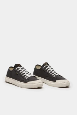Zapatillas Deportivas Veganas De Lona Y Cana Baja