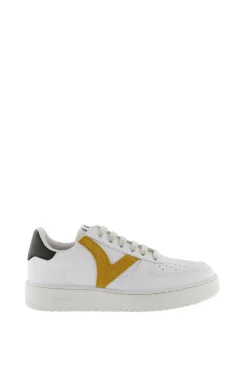 Zapatillas Retro Polipiel Contraste