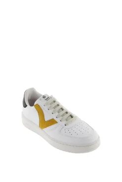 Zapatillas Retro Polipiel Contraste