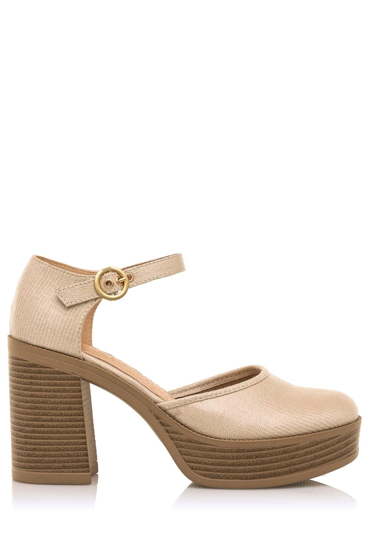 Zapatos De Tacon Con Plataforma New 67